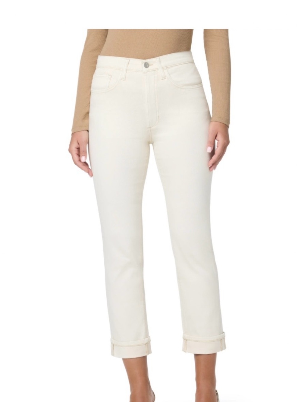 Joe’s the OG straight ankle - Cream Straight-Leg Jeans - Size 32